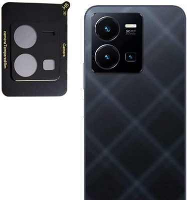 YAFILO Back Camera Lens Glass Protector for vivo Y35 Anti-Scratch / Tempered Glass [Easy Installation] Black(Pack of: 1)