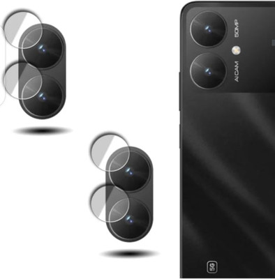 DB Back Camera Lens Glass Protector for POCO M6 5G CAMERA LENS (PACK OF 2)(Pack of: 2)