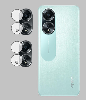 EJZATI Back Camera Lens Glass Protector for OPPO A58, BACK CAMERA LENS(Pack of: 2)
