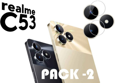 OLONGA Back Camera Lens Glass Protector for REALME C53 SERIES(Pack of: 2)