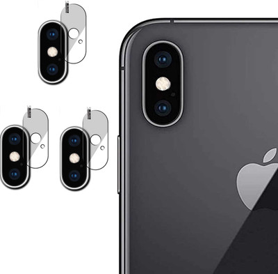 LIGHTWINGS Back Camera Lens Glass Protector for Apple iPhone X(Pack of: 3)