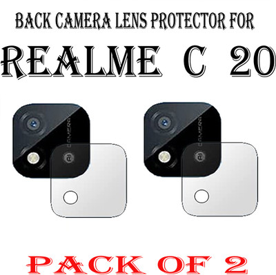 EJZATI Back Camera Lens Glass Protector for REALME C20(Pack of: 2)
