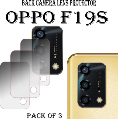 EJZATEX Back Camera Lens Glass Protector for OPPO F19s(Pack of: 3)