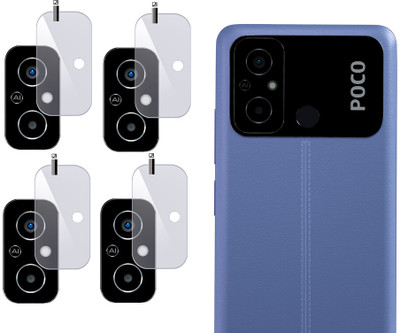 EZGER Back Camera Lens Glass Protector for POCO C55(Pack of: 4)