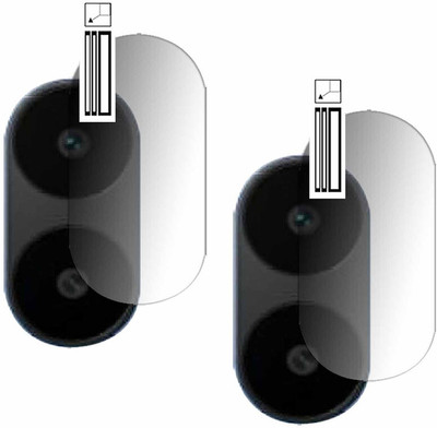 YCHROZE Back Camera Lens Glass Protector for POCO C50 CAMERA LENS(Pack of: 2)
