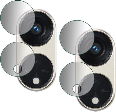 DOUMOF Back Camera Lens Glass Protector for OPPO Reno8T 5G Camera(Pack of: 2)