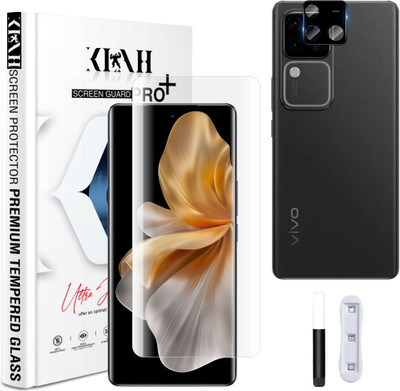 MS-Shield Back Camera Lens Glass Protector for Vivo V30 Pro 5G, with 3D Curved Full Screen Coverage Tempered Glass(Pack of: 1)