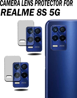 EJZATI Back Camera Lens Glass Protector for REALME 8S 5G(Pack of: 2)