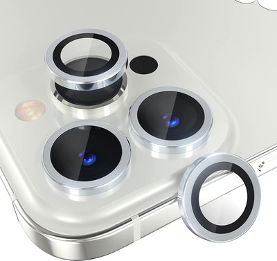 BALPHA Back Camera Lens Ring Guard Protector for iPhone 14 Pro/iPhone 14 Pro Max Camera Lens Guard, Anti-Scratch HD Tempered Glass(Pack of: 1)