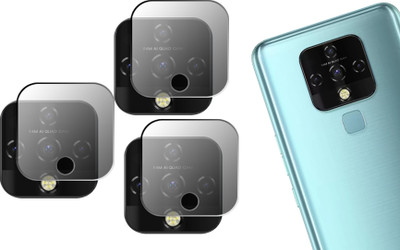 DAFFIN Back Camera Lens Glass Protector for Lens TECNO CAMON 16(Pack of: 3)