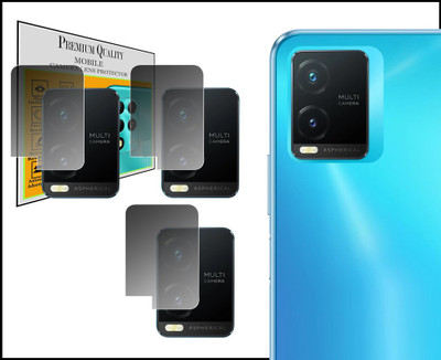 Ychroze Back Camera Lens Glass Protector for Vivo T1X(Pack of: 3)