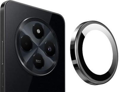 KHR Back Camera Lens Ring Guard Protector for Redmi 14C 5G , HQ 9H Camera Glass Metal Ring Protector(Pack of: 1)