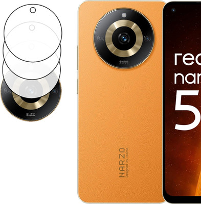 EJZATI Back Camera Lens Glass Protector for REALME NARZO 60 5G, BACK CAMERA LENS PROTECTOR(Pack of: 3)