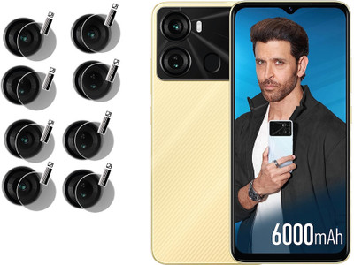 DAFFIN Back Camera Lens Glass Protector for Itel P40(Pack of: 4)