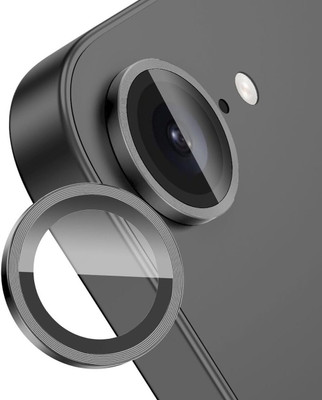 A3sprime Back Camera Lens Ring Guard Protector for Apple iPhone 16e, Color - Black(Pack of: 1)