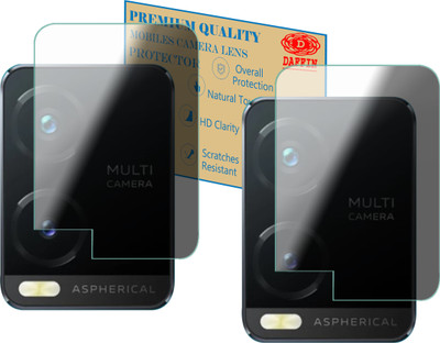 DAFFIN Back Camera Lens Glass Protector for vivo T1X(Pack of: 2)