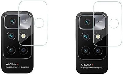 Aaruteck Back Camera Lens Glass Protector for REDMI 10 PRIME Camera Protector(Pack of: 2)