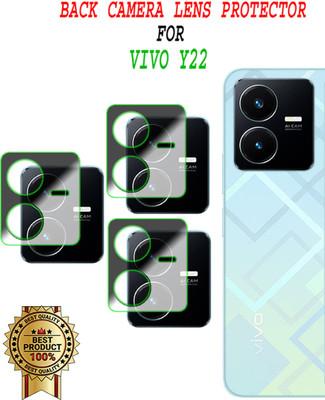 EJZATEX Back Camera Lens Glass Protector for VIVO Y22(Pack of: 3)