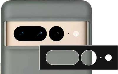 BRENZZ Back Camera Lens Glass Protector for Google Pixel 7 Pro, Pixel 7 Pro(Pack of: 1)
