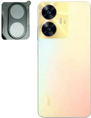 KMPERED Back Camera Lens Glass Protector for Realme C55, Realme Narzo N55(Pack of: 1)
