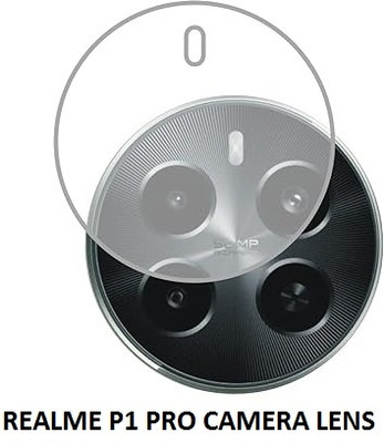 RUNEECH Back Camera Lens Glass Protector, Camera Lens Ring Guard Protector for Realme P1 Pro 5G,Anti-Scratch Protective Carmera Lens Protector, P1 Pro(Pack of: 1)
