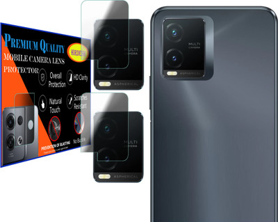 HIRDESH Back Camera Lens Glass Protector for Vivo T1X(Pack of: 2)