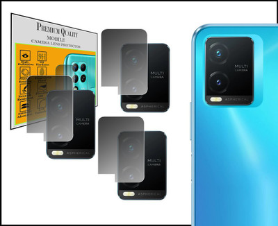 HIDEOUS Back Camera Lens Glass Protector for Vivo T1X(Pack of: 3)
