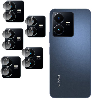 DAFFIN Back Camera Lens Glass Protector for Vivo Y22(Pack of: 5)