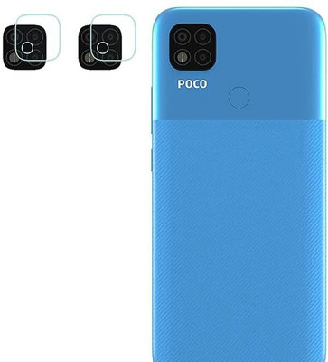Aaruteck Back Camera Lens Glass Protector for Poco C31 Camera Protector(Pack of: 2)