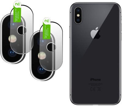 DAFFIN Back Camera Lens Glass Protector for iphone x(Pack of: 2)