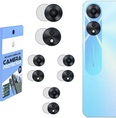 DVANK Back Camera Lens Glass Protector for OPPO A78 5G [Unbreakable Material](Pack of: 4)