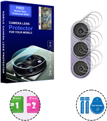 SOMTONE Back Camera Lens Glass Protector for Nokia G42 5G (FREE 1 MOBILE EMBOSSED SKIN) CAMERA LENS PROTECTOR(Pack of: 4)