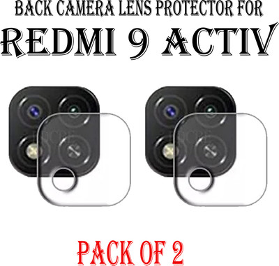 ejzatex Back Camera Lens Glass Protector for REDMI 9 ACTIV(Pack of: 2)