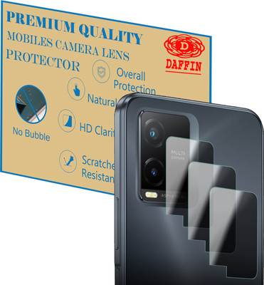 DAFFIN Back Camera Lens Glass Protector for vivo T1X(Pack of: 3)