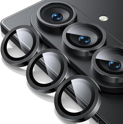 PROZZILE Back Camera Lens Glass Protector for Samsung Galaxy Z Fold 7 5G, Individual Metal Ring Tempered Glass Lens Cover(Pack of: 1)