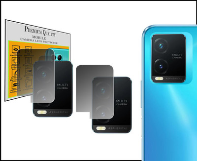 DAFFIN Back Camera Lens Glass Protector for Vivo T1X(Pack of: 2)