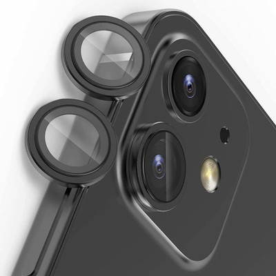 A3sprime Back Camera Lens Ring Guard Protector for Apple iPhone 12 Mini, |Full Coverage 9H Hardness Tempered Glass Camera Protector|(Pack of: 2)