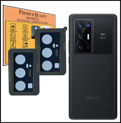 HIDEOUS Back Camera Lens Glass Protector for Vivo X70 Pro+(Pack of: 2)