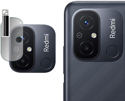 DOUMOF Back Camera Lens Glass Protector for Redmi 12C.(Pack of: 1)
