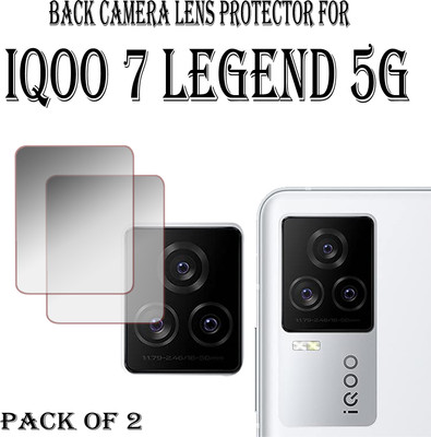 EJZATI Back Camera Lens Glass Protector for IQOO 7 LEGEND 5G(Pack of: 2)