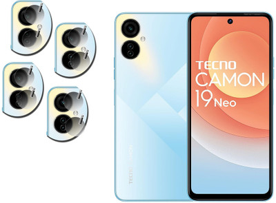 DAFFIN Back Camera Lens Glass Protector for Tecno Camon 19 Neo(Pack of: 4)