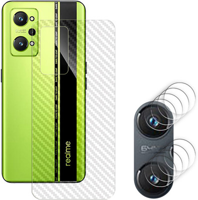 ARBAN Back Camera Lens Glass Protector for Realme GT Neo2 5G (CAMERA LENS PROTECTOR WITH 1 BACK CARBON FIBER SKIN)(Pack of: 4)