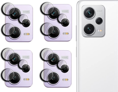 ISAAK Back Camera Lens Glass Protector for Redmi Note 12 Pro Plus 5G, Redmi Note 12 Pro + 5G(Pack of: 4)