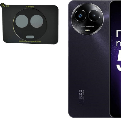 EJZATEX Back Camera Lens Glass Protector for realme narzo 60X 5G, BACK CAMERA LENS PROTECTOR(Pack of: 1)