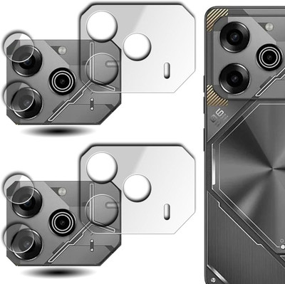 FINCH Back Camera Lens Glass Protector for Pova6 PRo, Tecno Pova 6 Pro, Pova 6 pro 5g, Tecno POva 6 pro, Pova 6 Pro 5G(Pack of: 2)