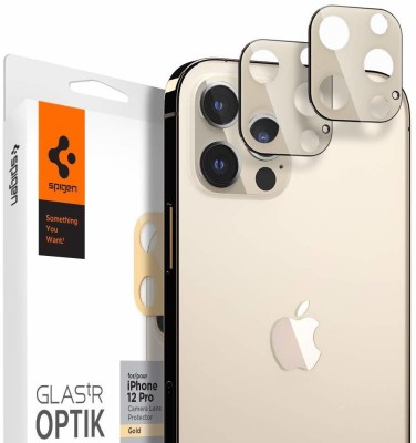 Spigen Back Camera Lens Glass Protector for Apple iPhone 12 Pro(Pack of: 2)