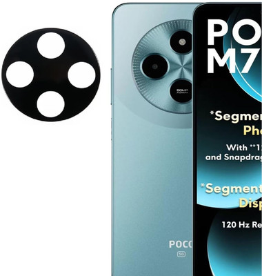 ASVALBUY Back Camera Lens Glass Protector for POCO M7 5G, POCO M7(Pack of: 1)