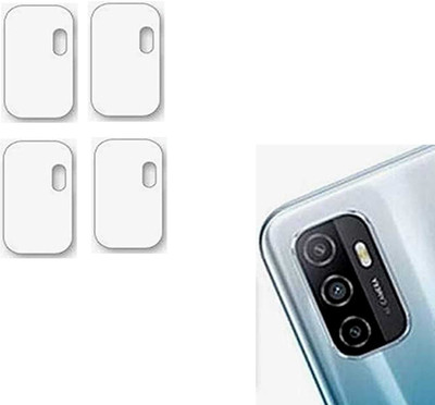 LIGHTWINGS Back Camera Lens Glass Protector for Oppo A53(Pack of: 4)