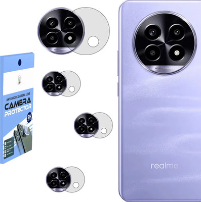 SCREENIX Back Camera Lens Glass Protector for REALME 14 PRO LITE 5G, [Flexible Unbreakable Polycarbonate Material](Pack of: 4)