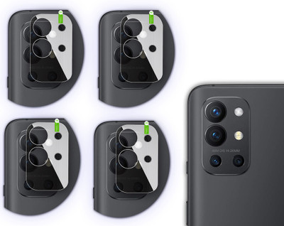 HIDEOUS Back Camera Lens Glass Protector for OnePlus 9R 5G(Pack of: 4)